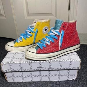 JW Anderson Glitter Converse